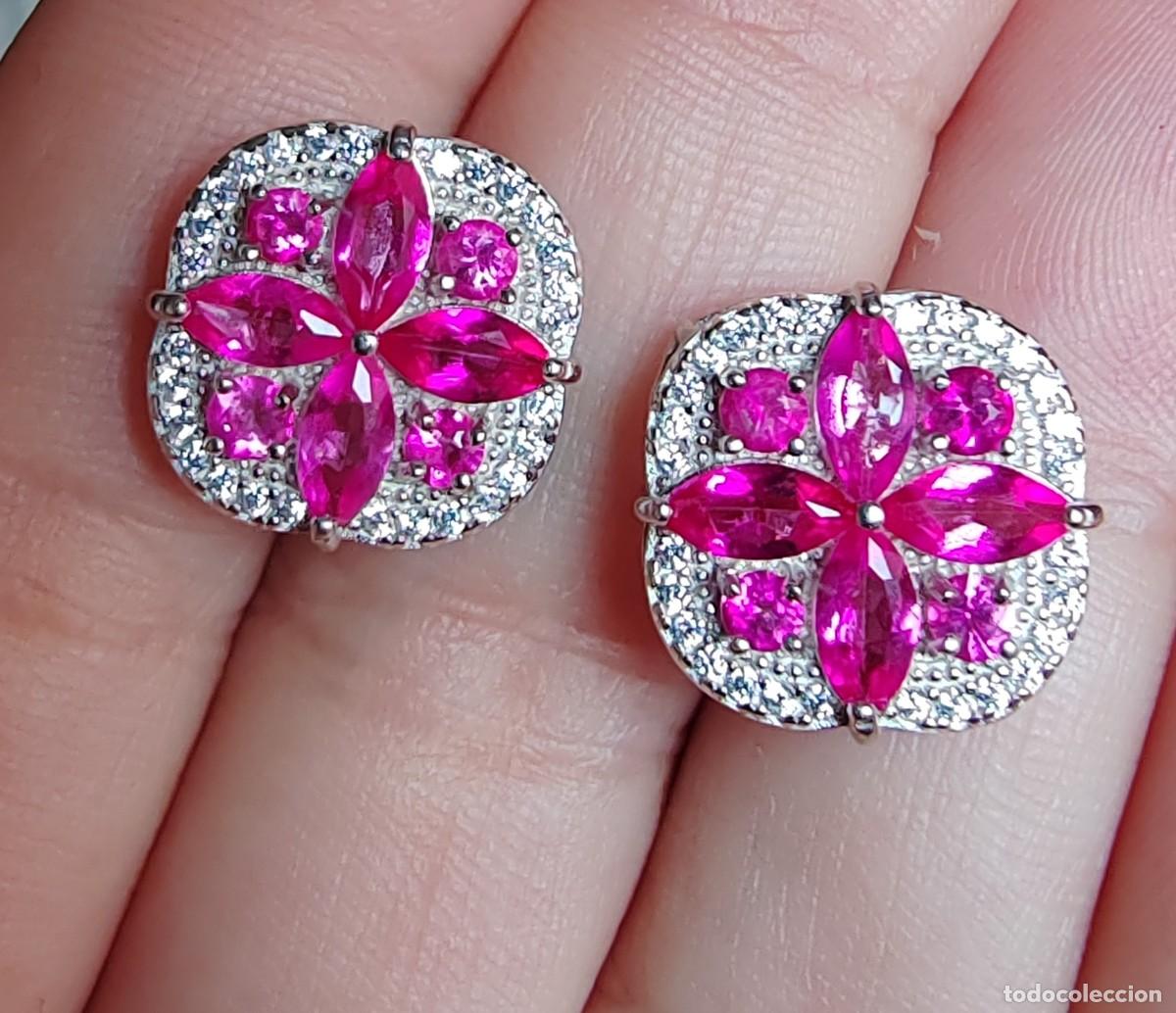 Joyeria: Pendientes con Topacios Naturales y Circonitas - Foto 1