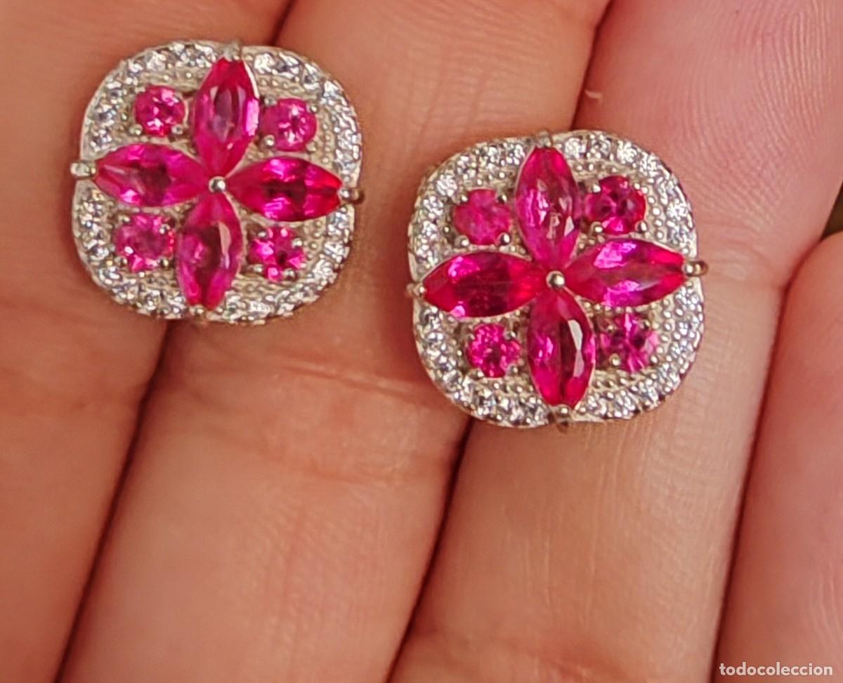Joyeria: Pendientes con Topacios Naturales y Circonitas - Foto 2