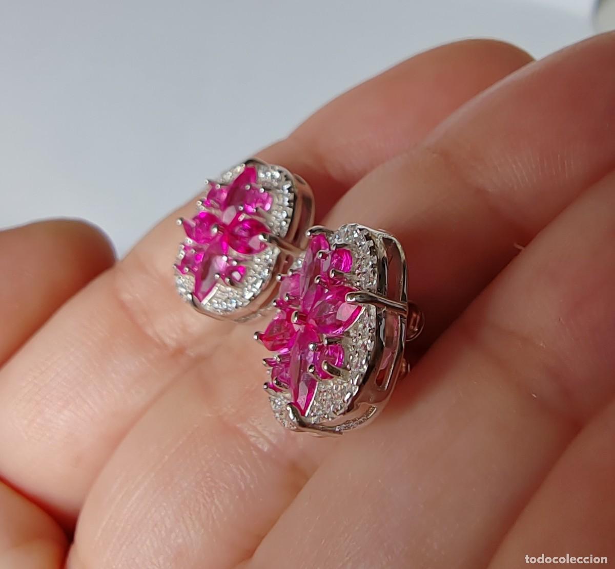 Joyeria: Pendientes con Topacios Naturales y Circonitas - Foto 3