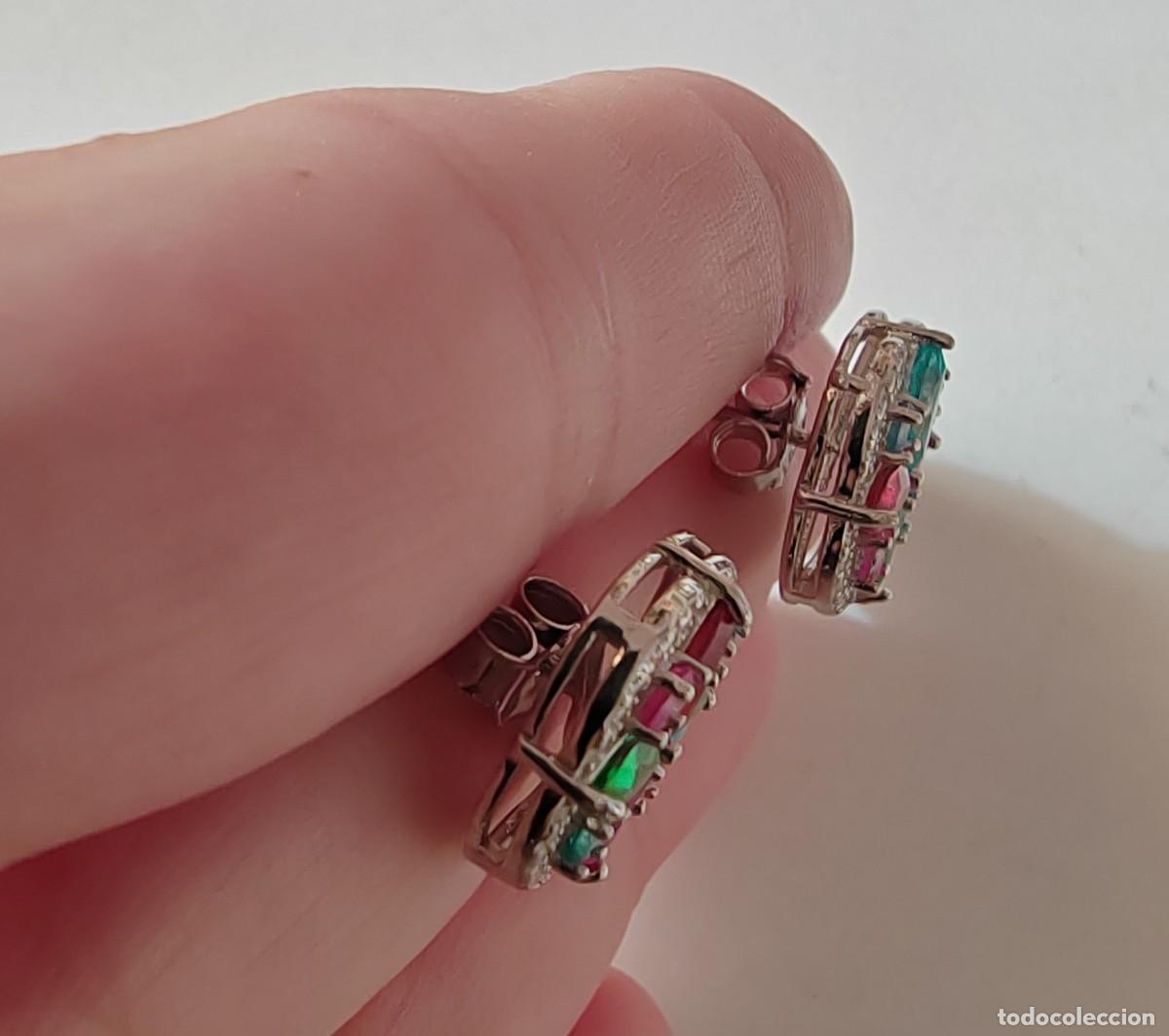 Joyeria: Pendientes con Topacios Naturales y Circonitas - Foto 5