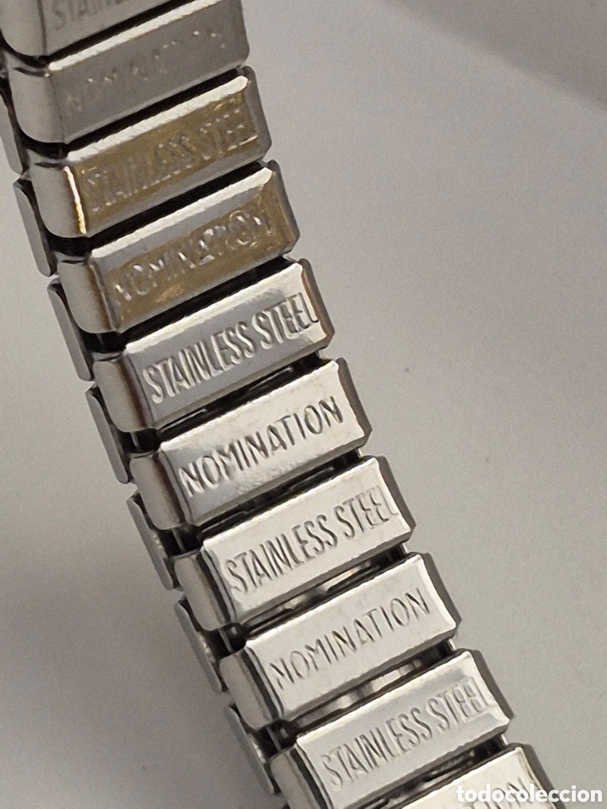 Joyeria: ESPECTACULAR BRAZALETE DE ACERO. REF S6 MARCAS NOMINATION - Foto 5