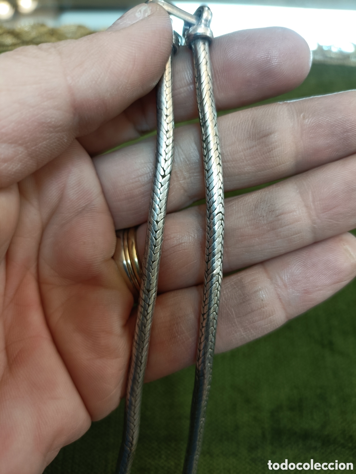 Joyeria: CORD&Oacute;N CADENA SERPIENTE ELABORADO EN PLATA. - Foto 5