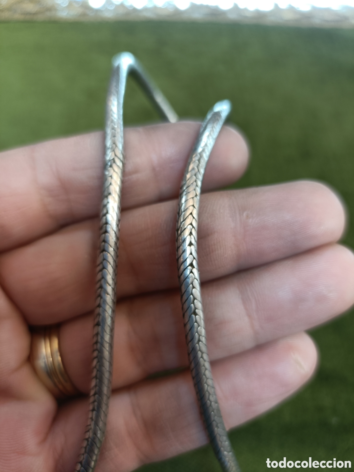 Joyeria: CORD&Oacute;N CADENA SERPIENTE ELABORADO EN PLATA. - Foto 7