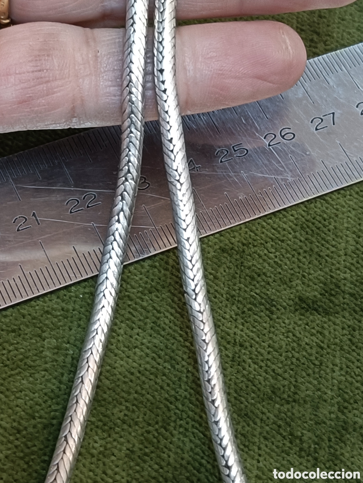 Joyeria: CORD&Oacute;N CADENA SERPIENTE ELABORADO EN PLATA. - Foto 9