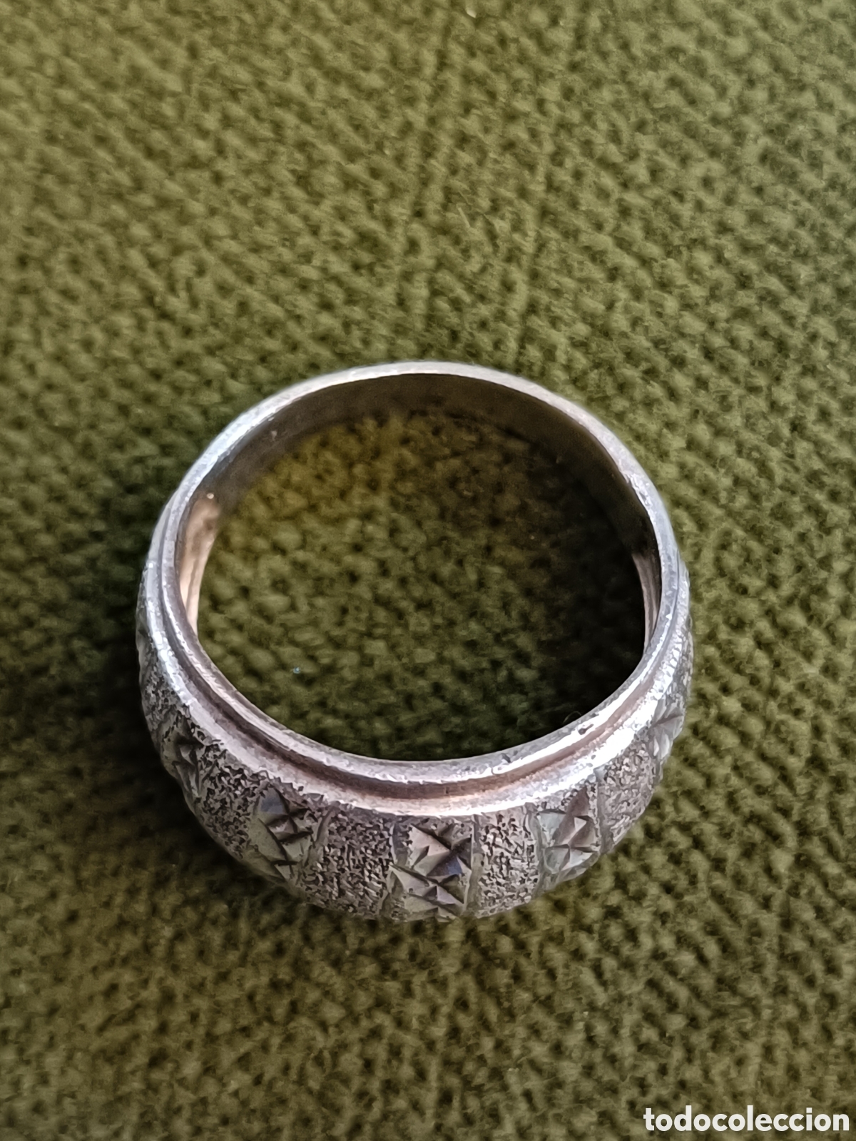 Joyeria: ANTIGUO ANILLO ELABORADO EN PLATA - Foto 2