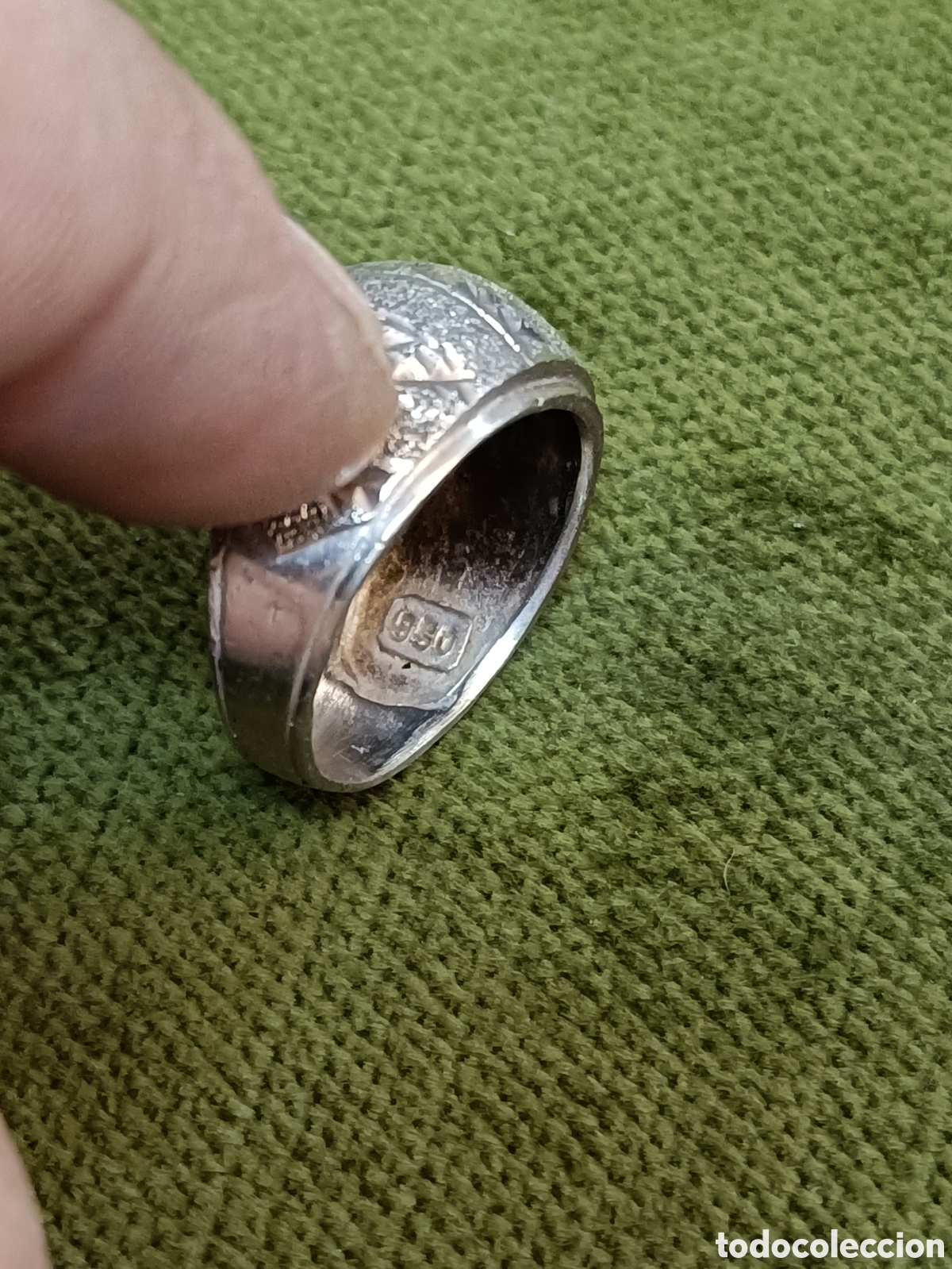 Joyeria: ANTIGUO ANILLO ELABORADO EN PLATA - Foto 3