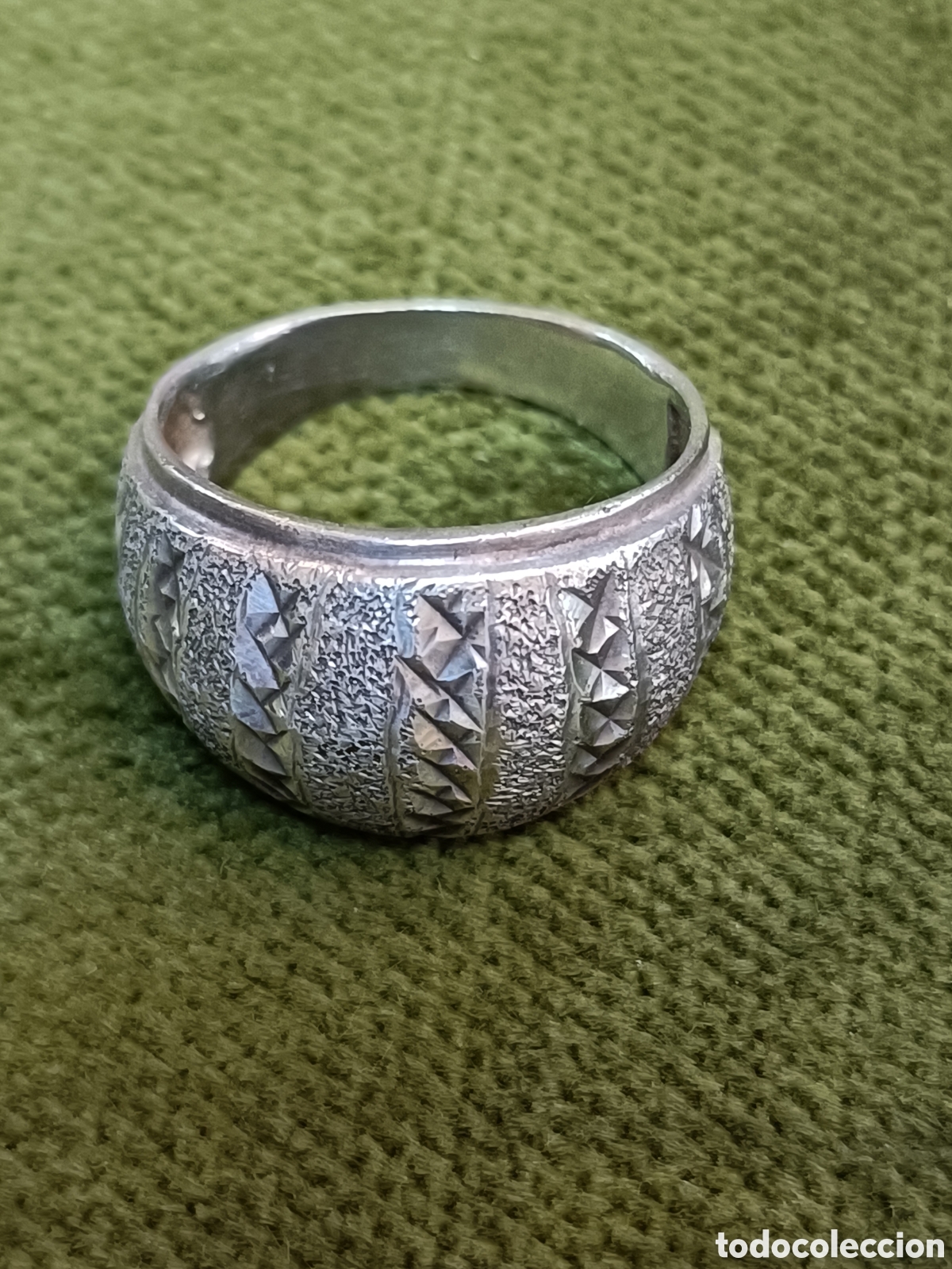 Joyeria: ANTIGUO ANILLO ELABORADO EN PLATA - Foto 1
