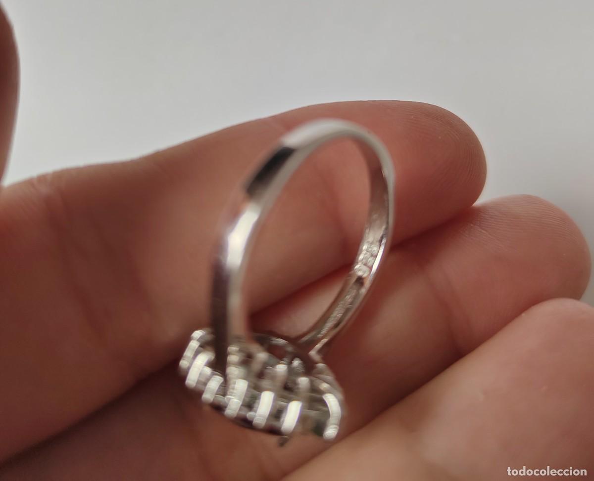 Joyeria: Anillo con Rub&iacute; y Esmeralda natural Plata de Ley - Foto 7
