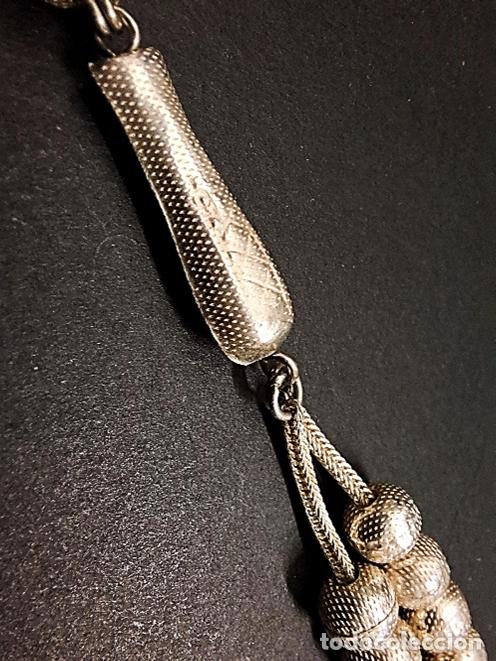 Joyeria: 2 Detalle de la cuenta Alif similar a un Minarete que marca el inicio o el final de un ciclo en plata de ley. - Foto 2