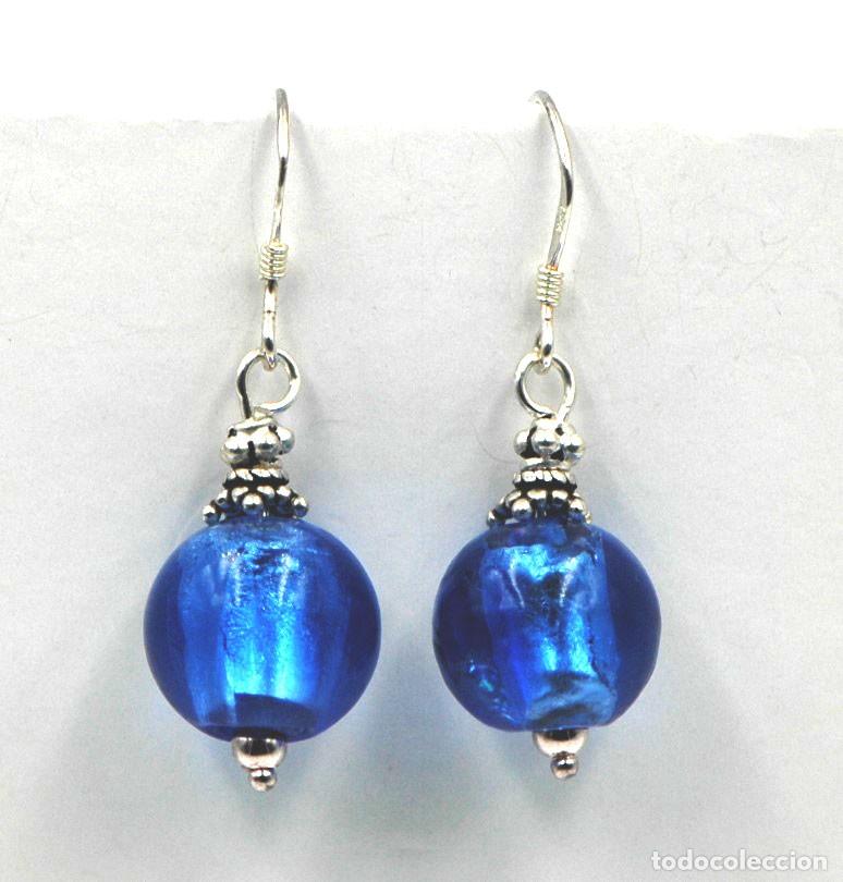 Joyeria: Pendientes Cristal Murano y Plata - Foto 1