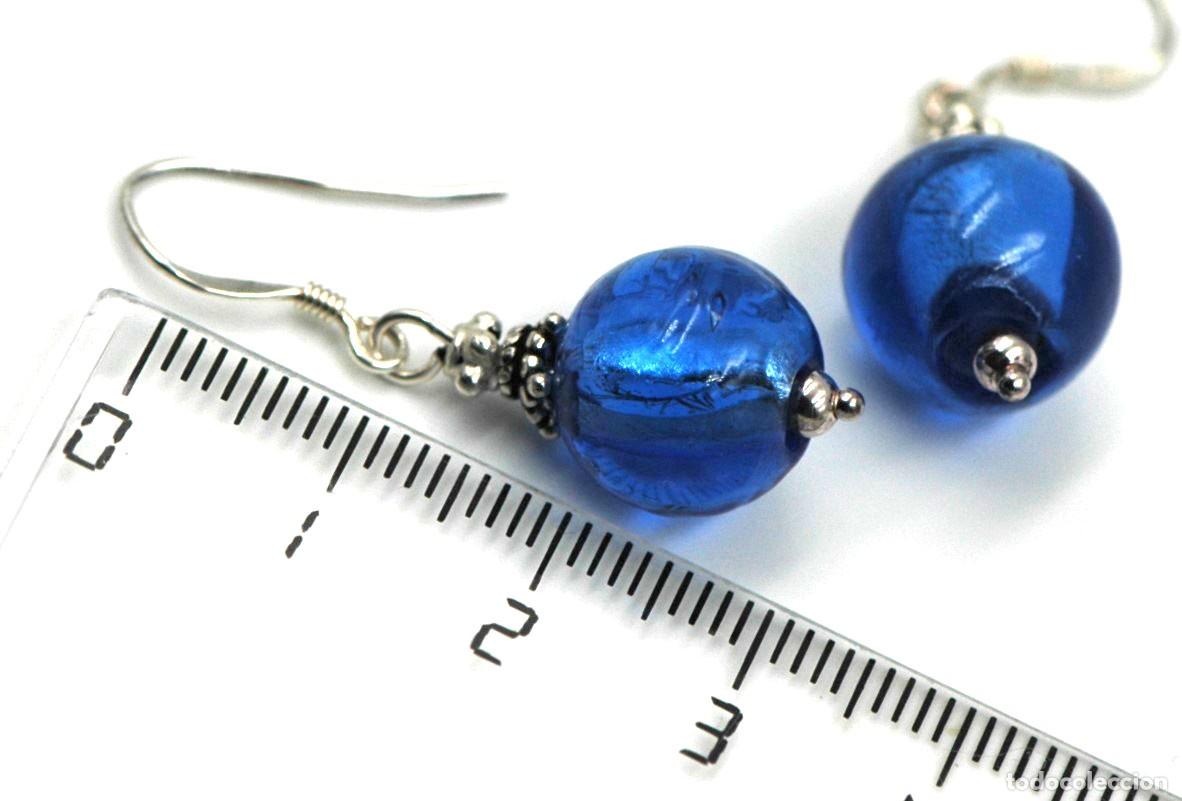 Joyeria: Pendientes Cristal Murano y Plata - Foto 3