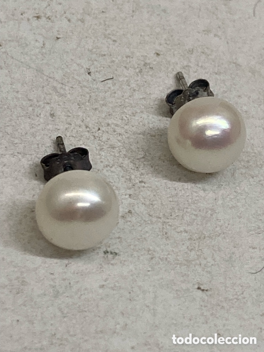 Joyeria: Pendientes de plata perla P361 - Foto 1