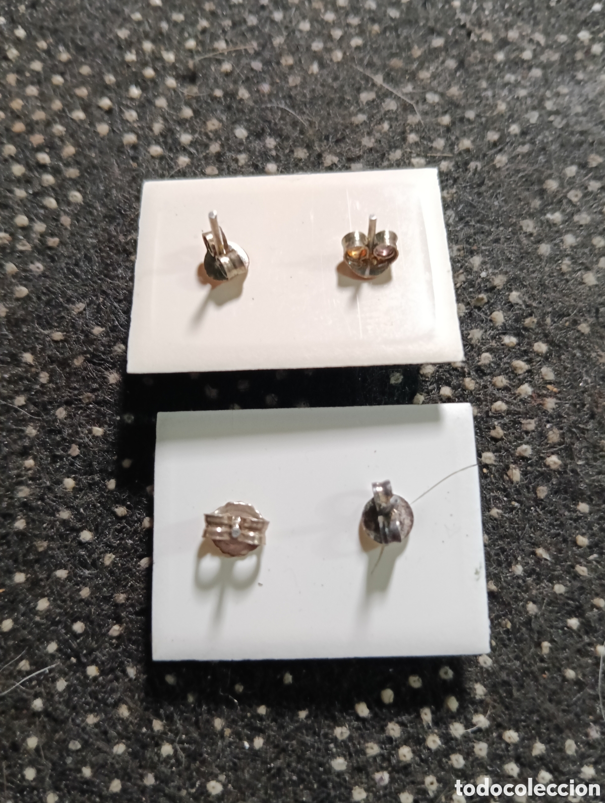Joyeria: 4 Pendientes de plata corazones y ojos - Foto 2