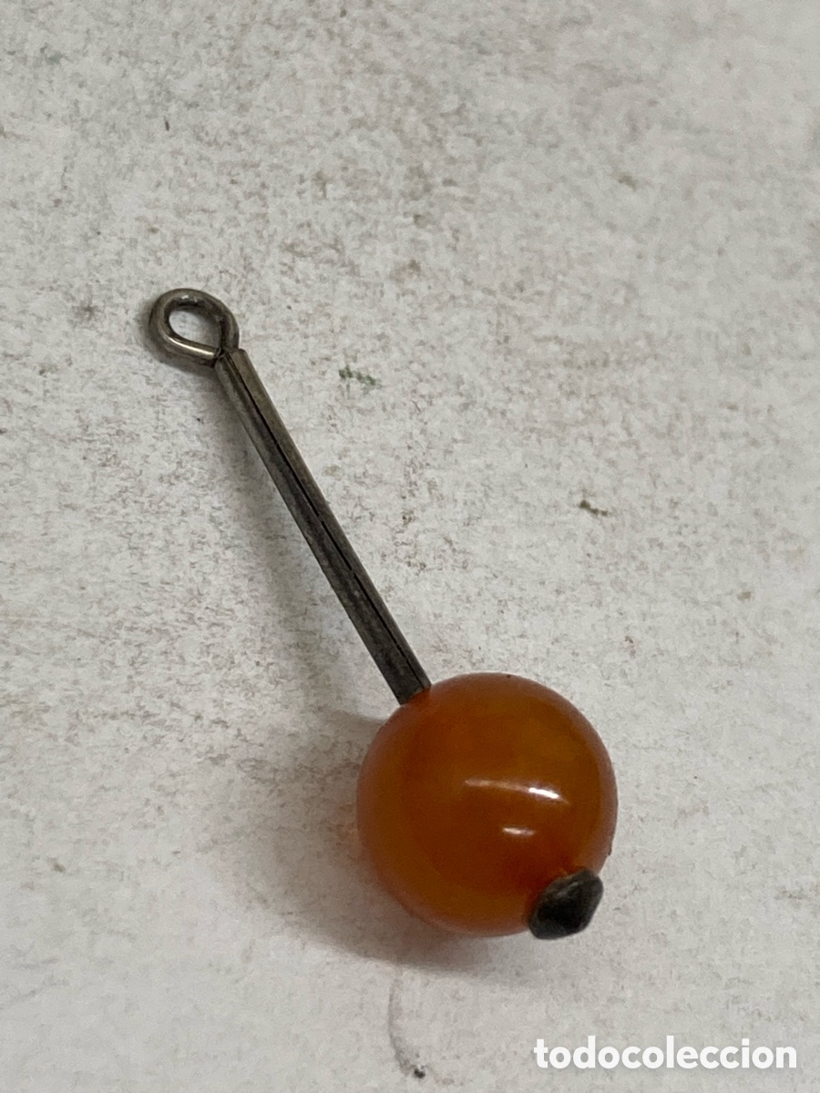 Joyeria: Colgante de plata y &aacute;mbar C497 - Foto 1