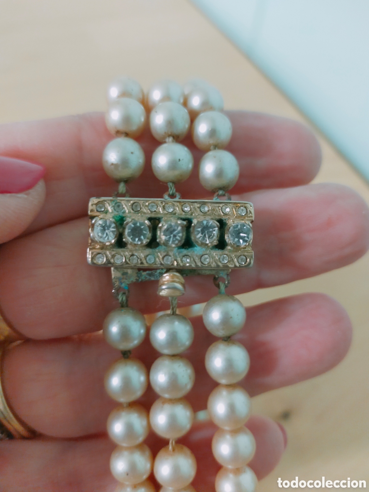 Joyeria: Pulsera antigua de perlas - Foto 3
