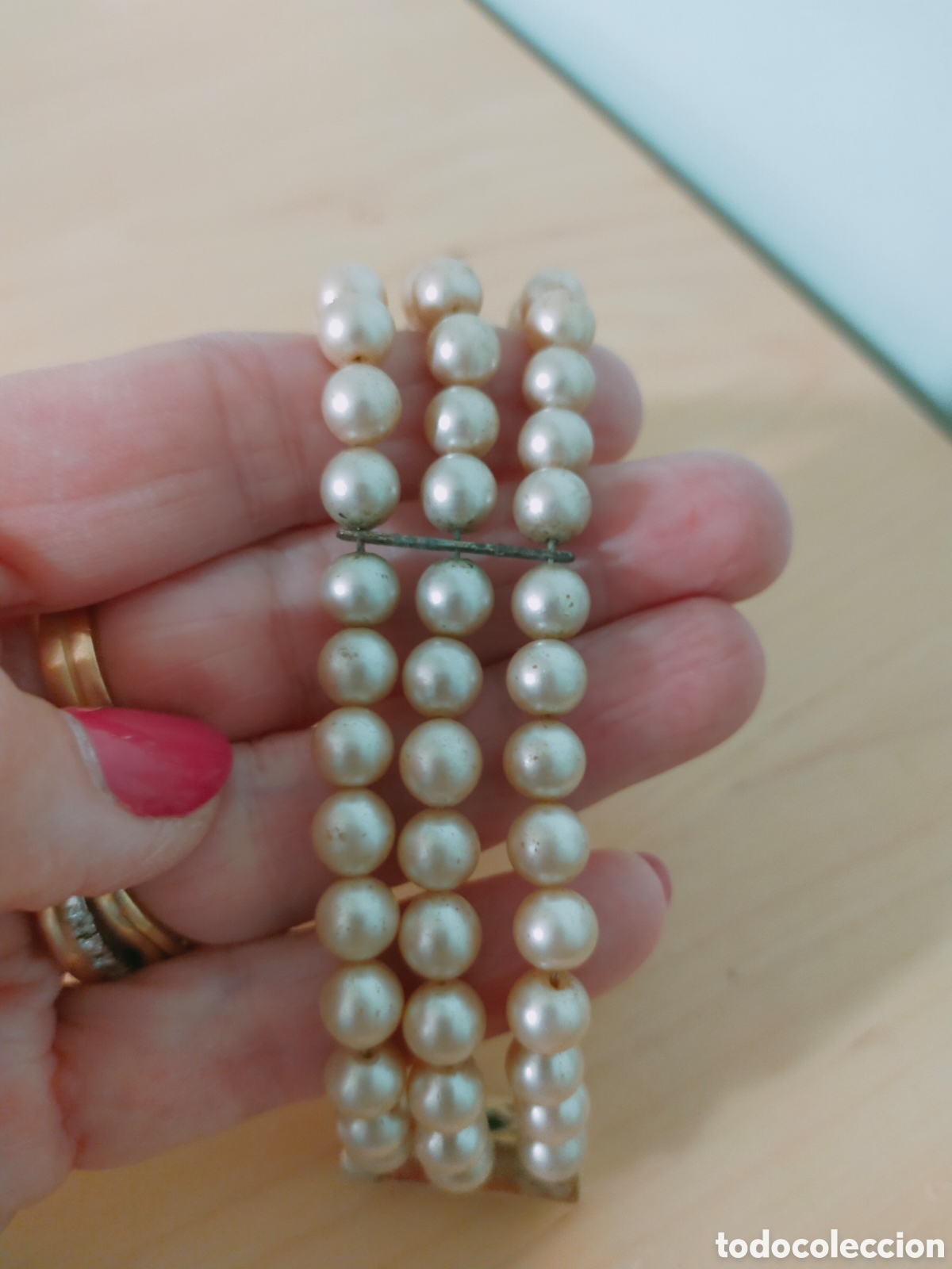Joyeria: Pulsera antigua de perlas - Foto 4