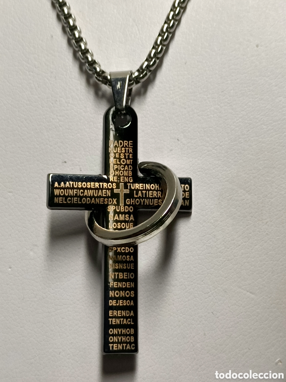 Joyeria: Cadena Colgante y Aro, Acero - Foto 1