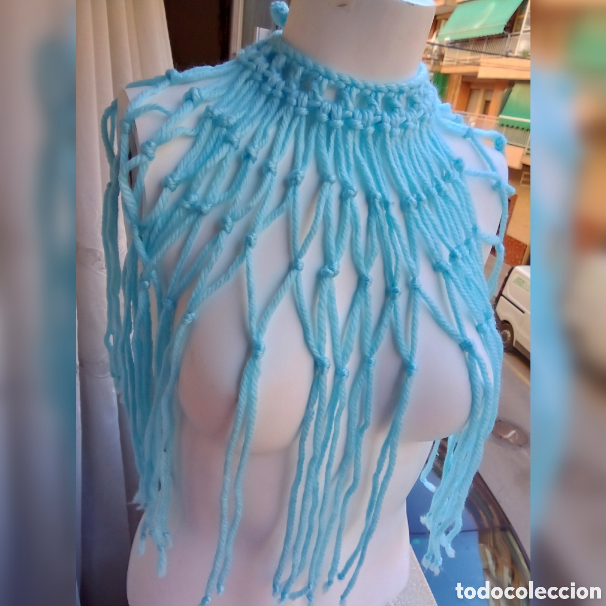 Joyeria: Collar halter azul claro - Foto 2