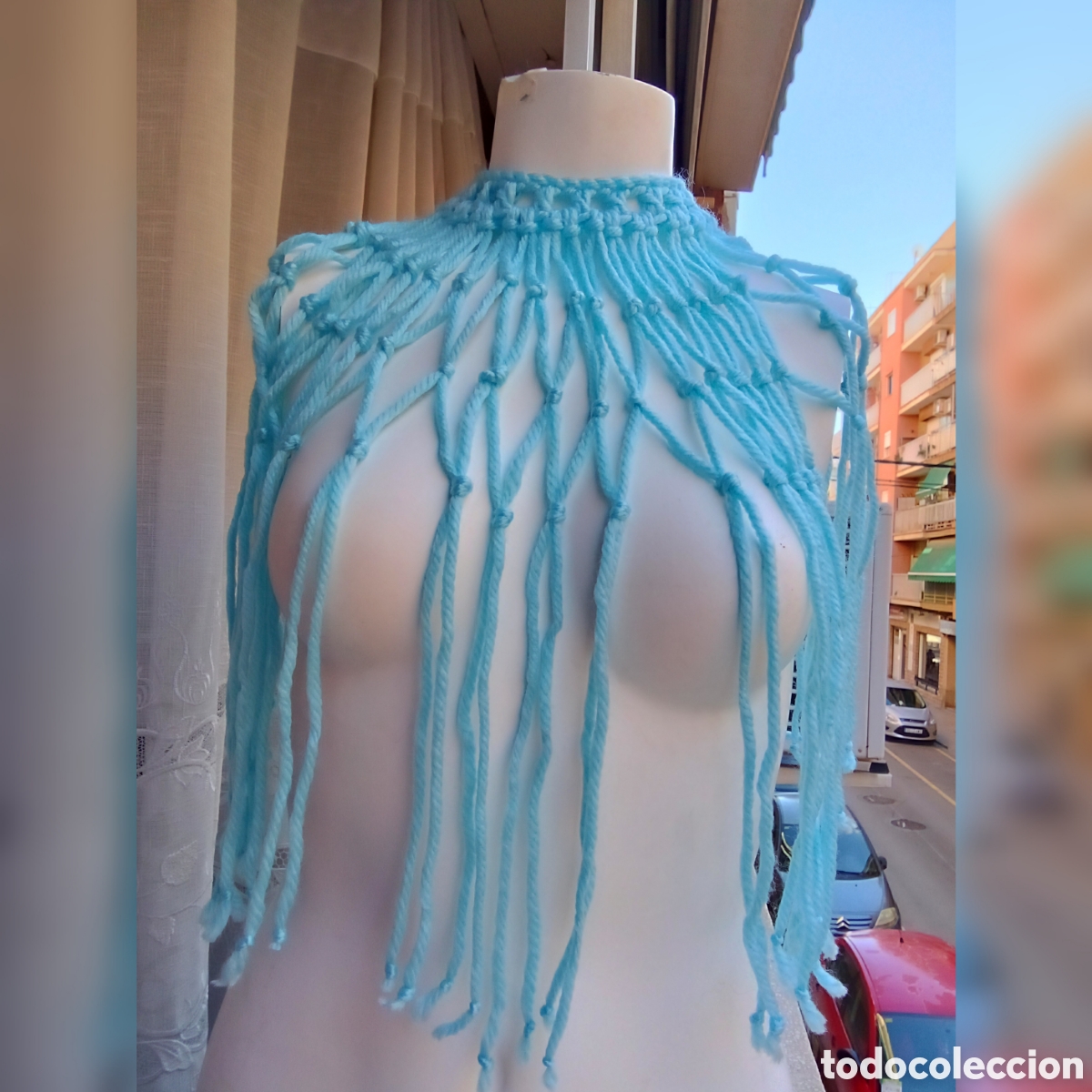Joyeria: Collar halter azul claro - Foto 1
