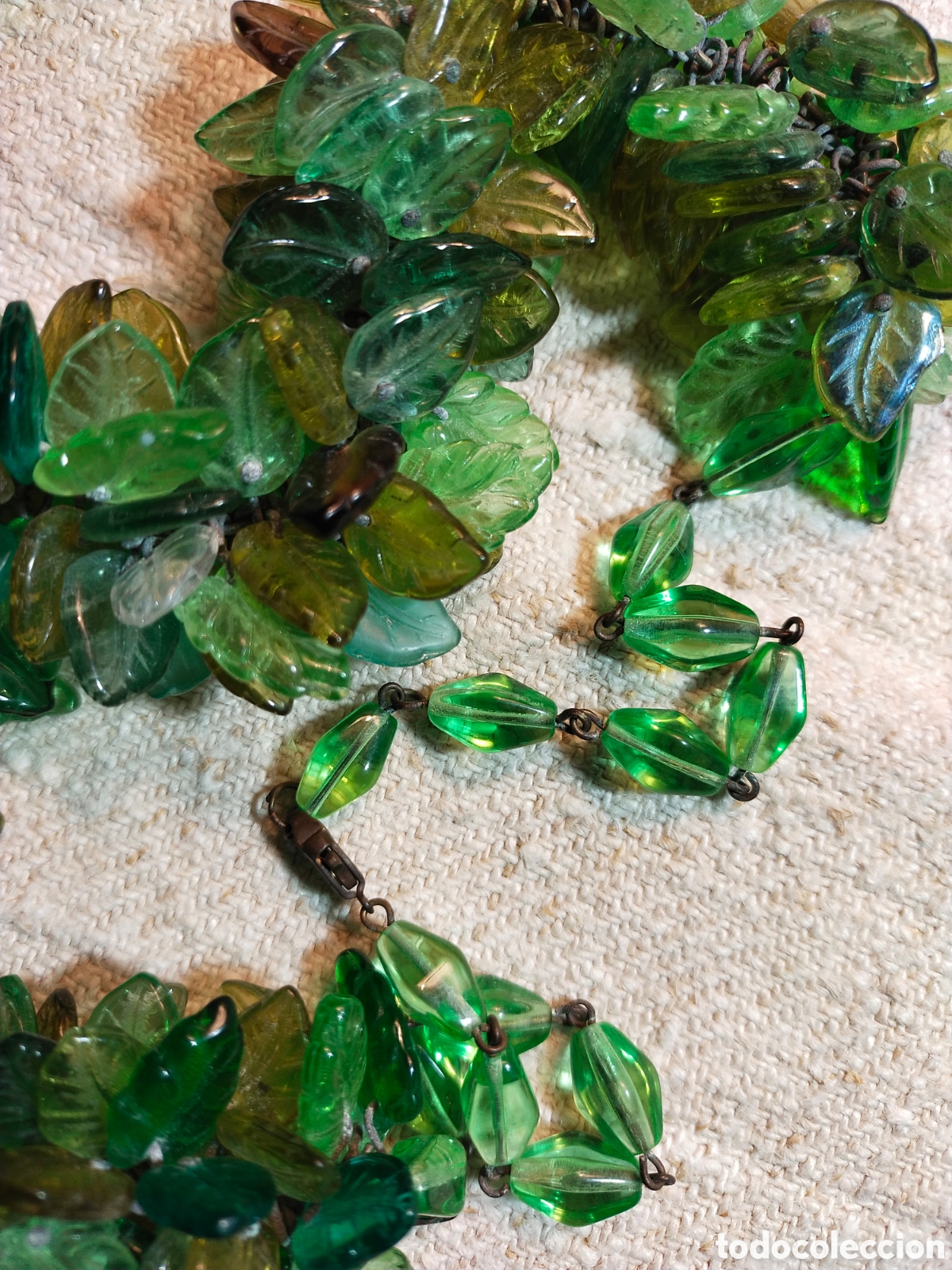 Joyeria: Antiguo collar de cristal de murano - Foto 4