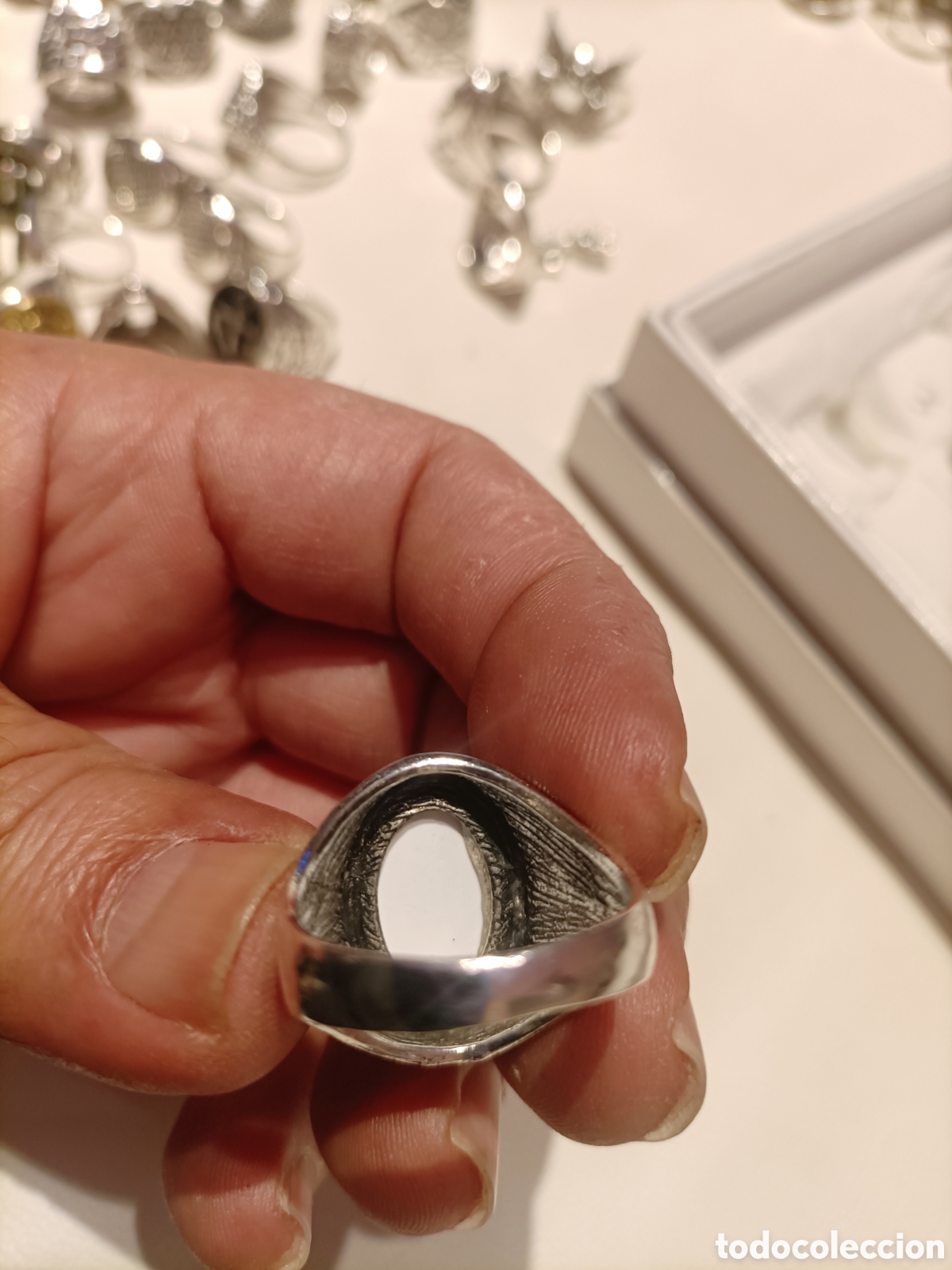 Joyeria: Anillo Acero Tallado,Tipo Sello - Foto 2