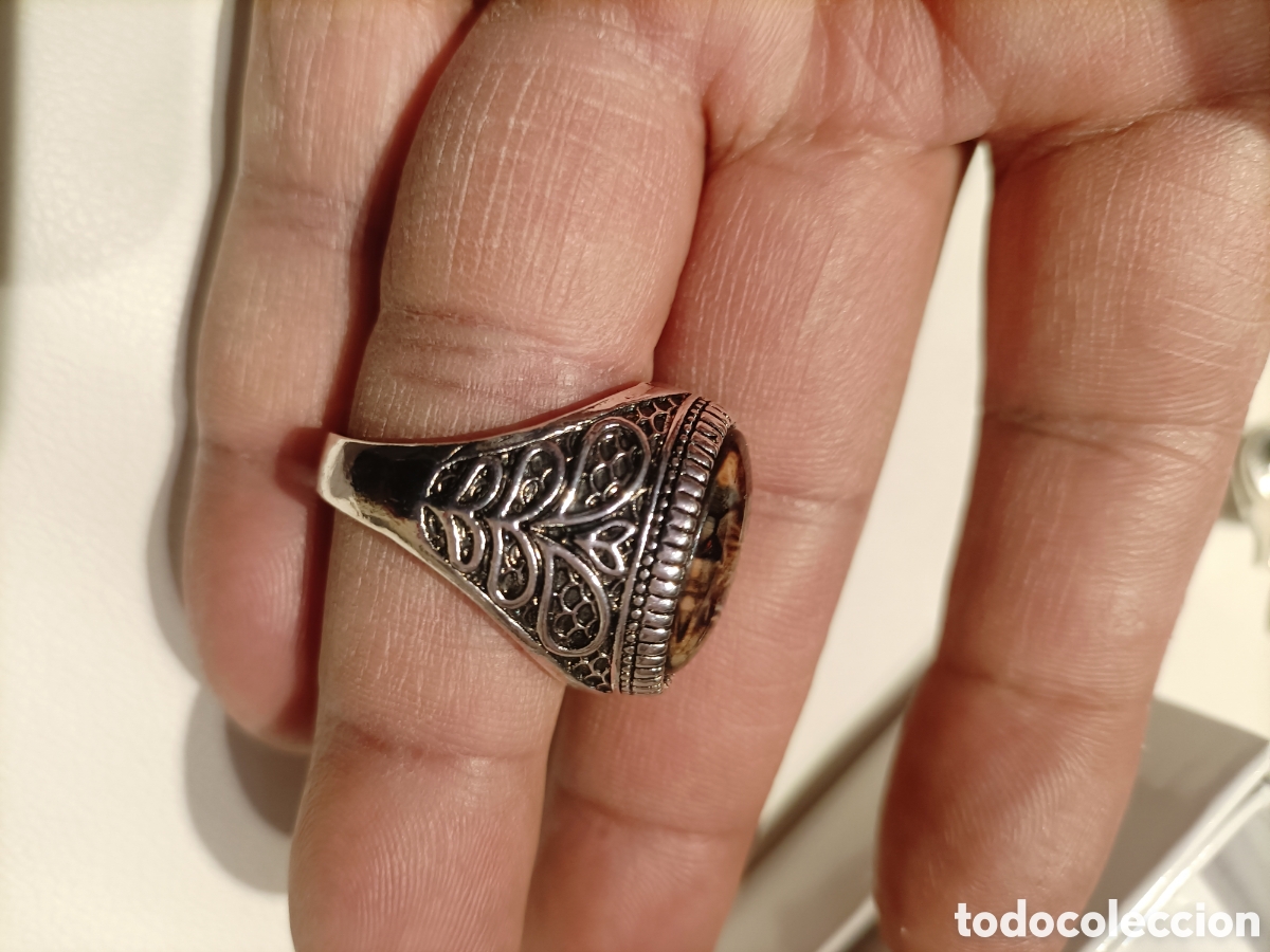 Joyeria: Anillo Acero Tallado,Tipo Sello - Foto 3