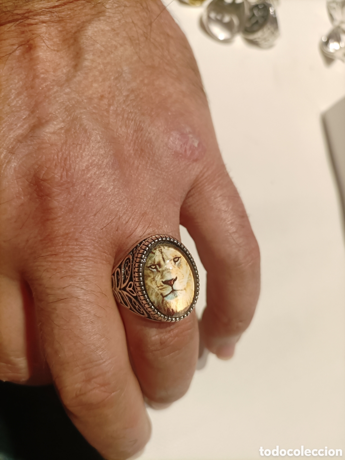 Joyeria: Anillo Acero Tallado,Tipo Sello - Foto 5