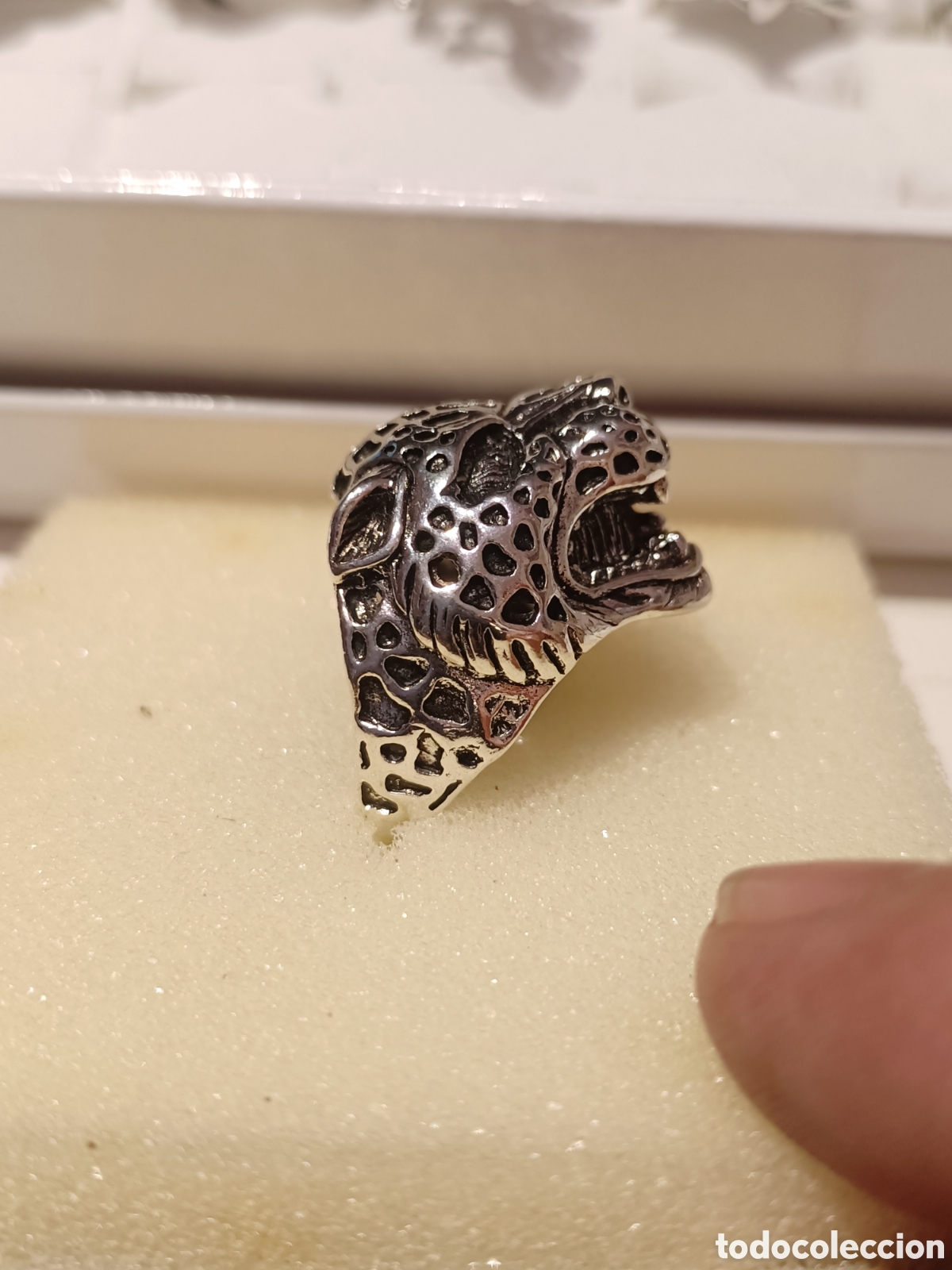Joyeria: Anillo Acero Tallado,Tipo Sello - Foto 3