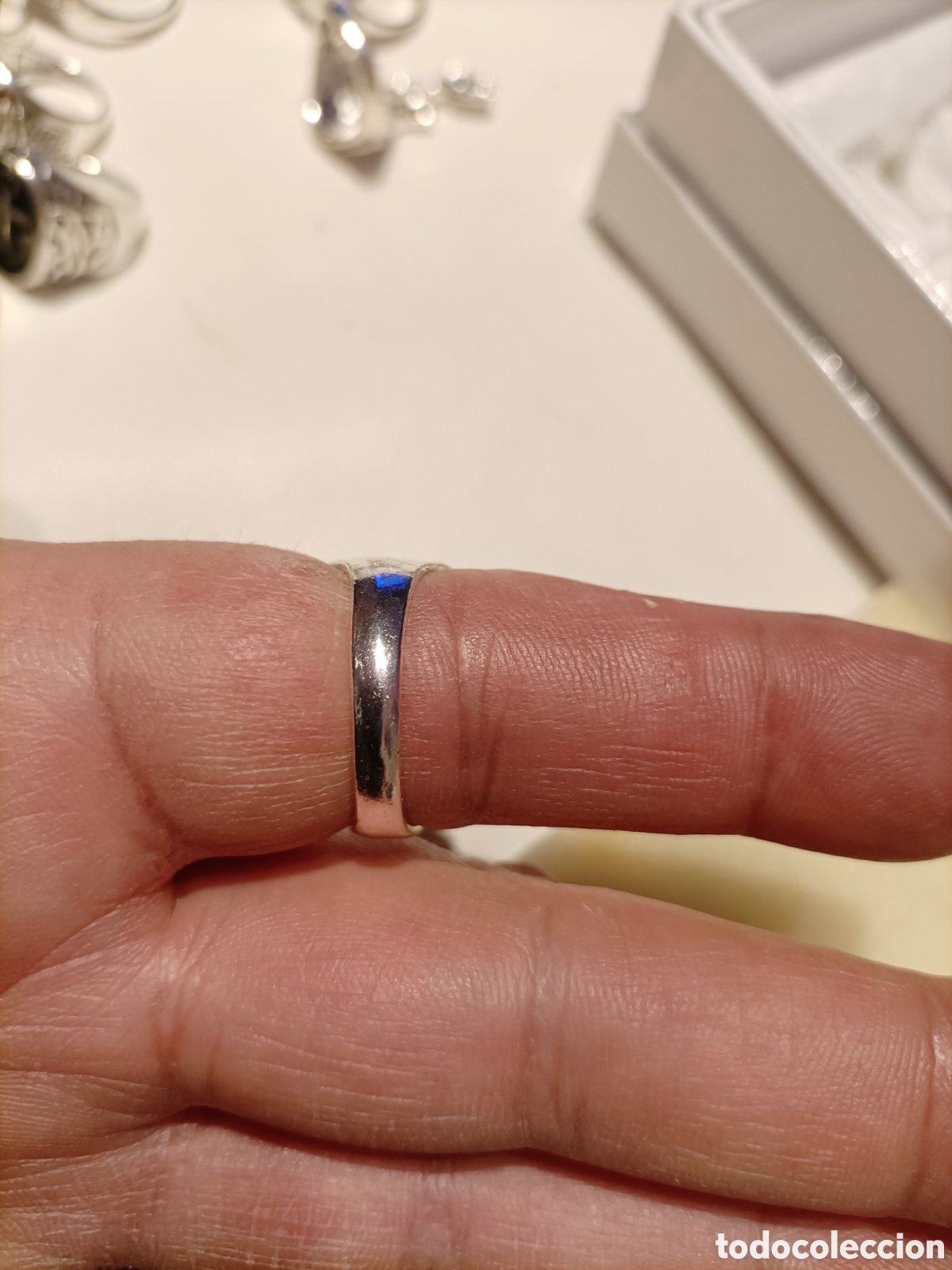 Joyeria: Anillo Acero Tallado Tipo Sello - Foto 5
