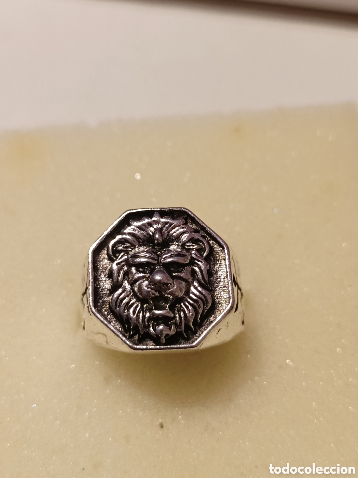 Joyeria: Anillo Acero Tallado Tipo Sello - Foto 1