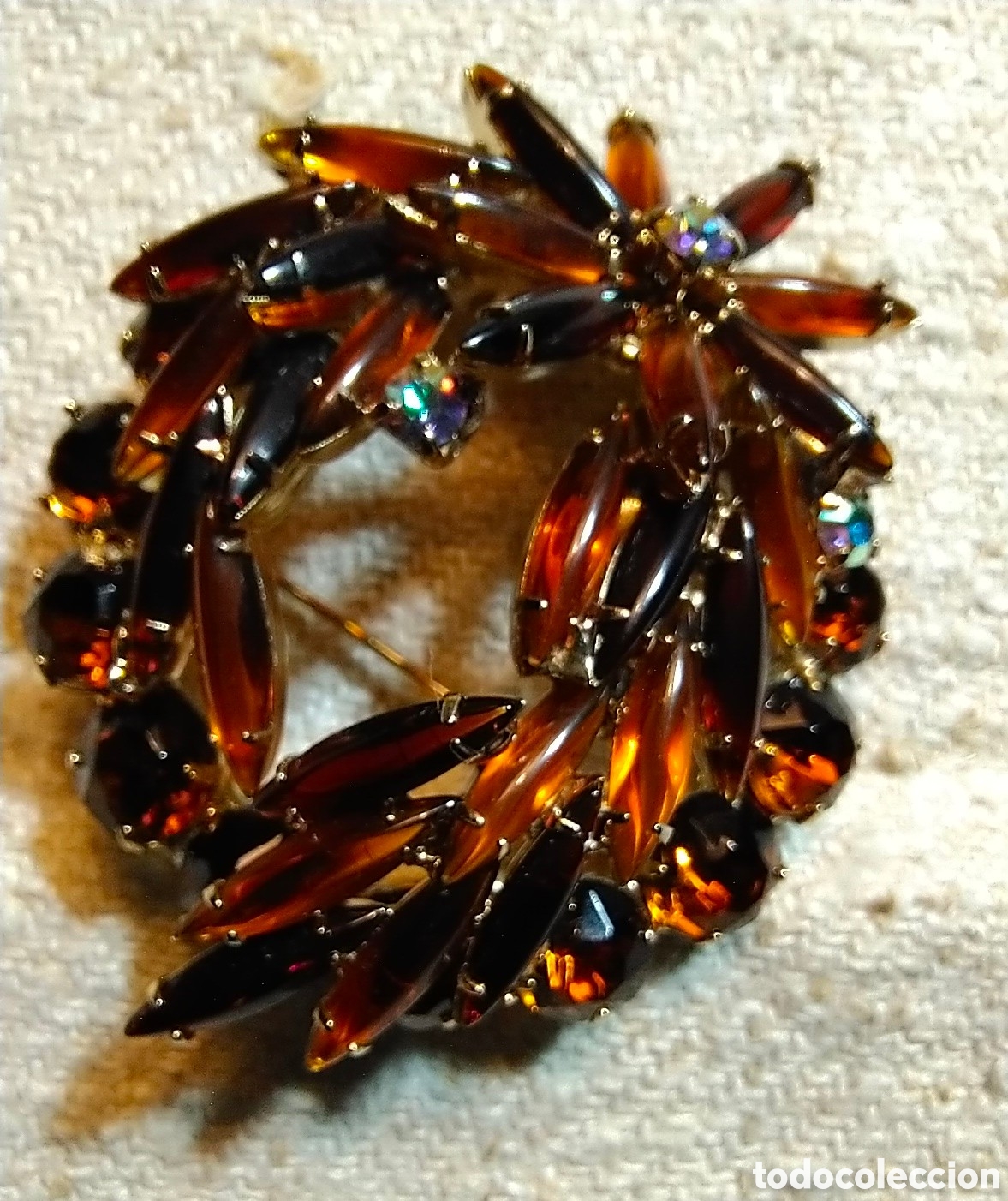 Joyeria: Antiguo broche -bisuteria - Foto 2