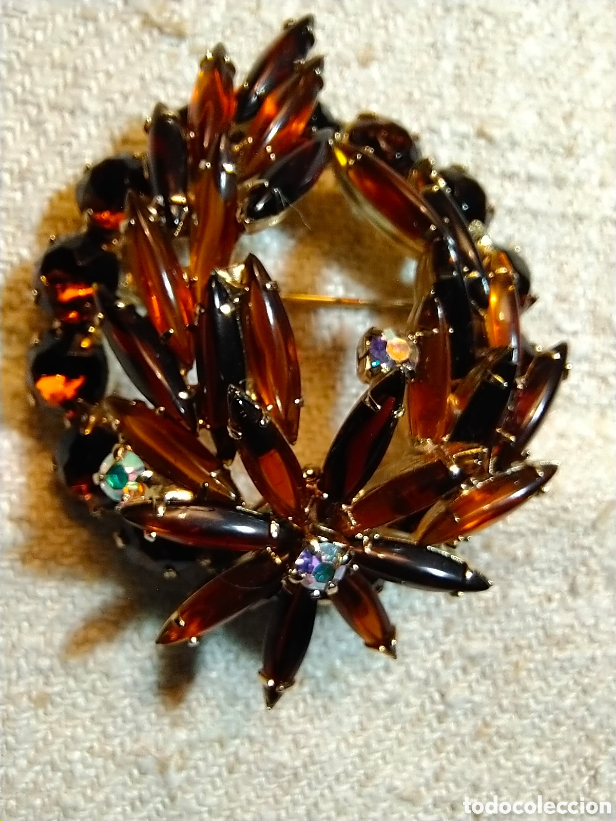 Joyeria: Antiguo broche -bisuteria - Foto 4