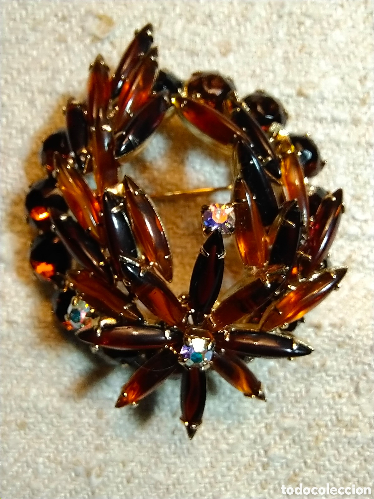 Joyeria: Antiguo broche -bisuteria - Foto 1