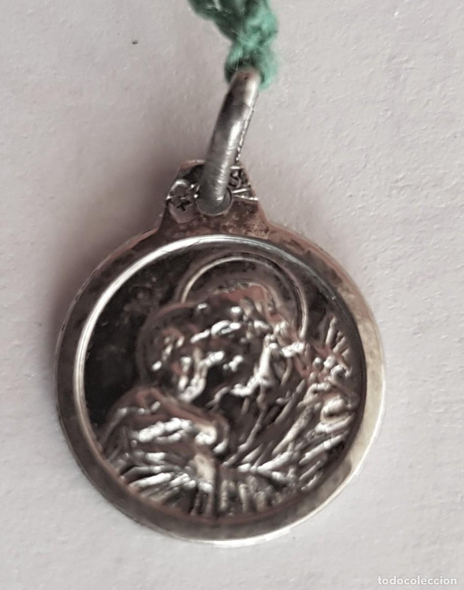 Joyeria: Medalla religiosa en plata de Ley 925 mm. - Foto 1
