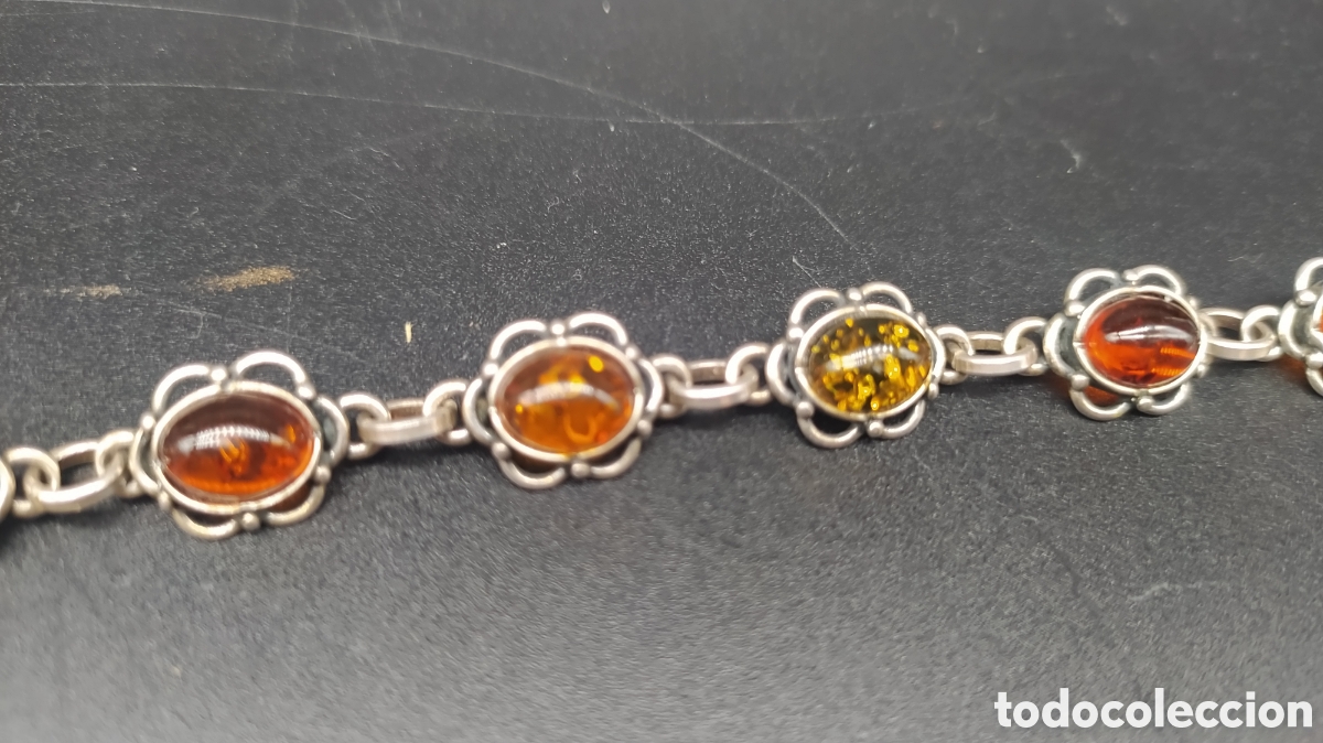 Joyeria: Collar de plata y ambar - Foto 4