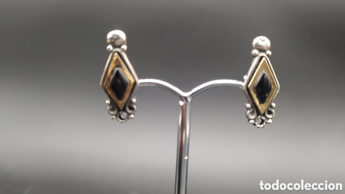 Joyeria: Pendientes oro, plata y azabache - Foto 3