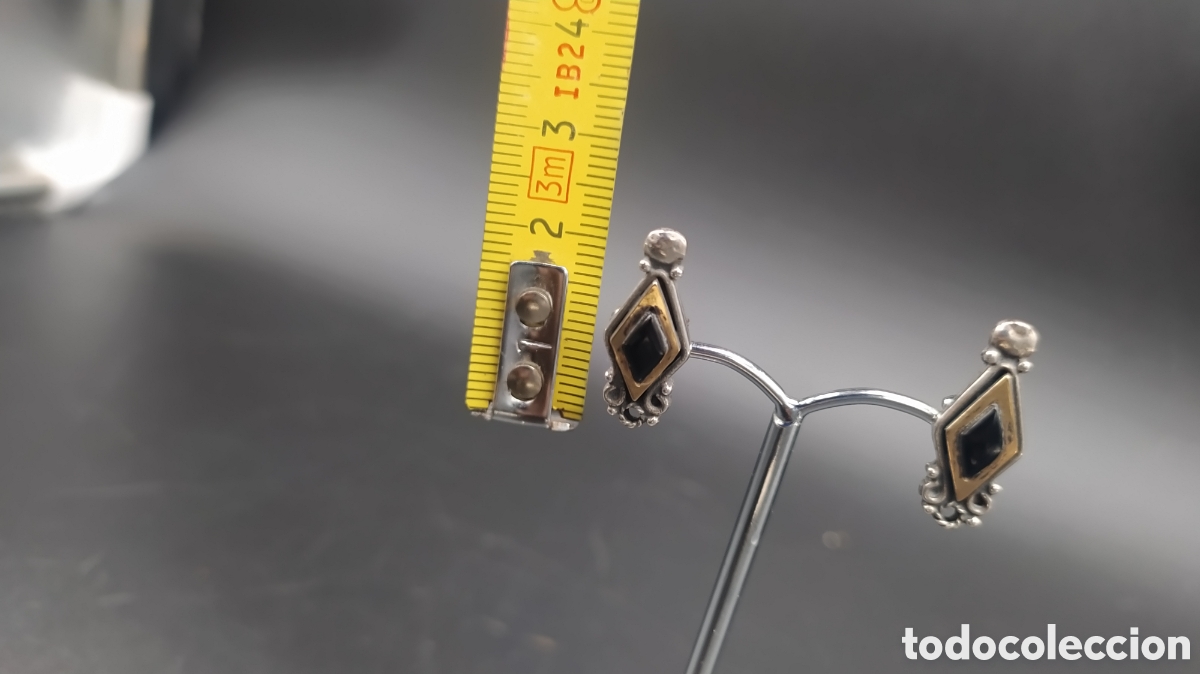 Joyeria: Pendientes oro, plata y azabache - Foto 5