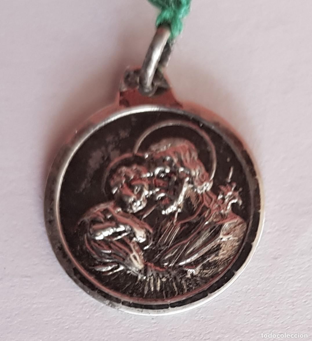 Joyeria: Medallas religiosas en plata de Ley 925 mm. - Foto 1