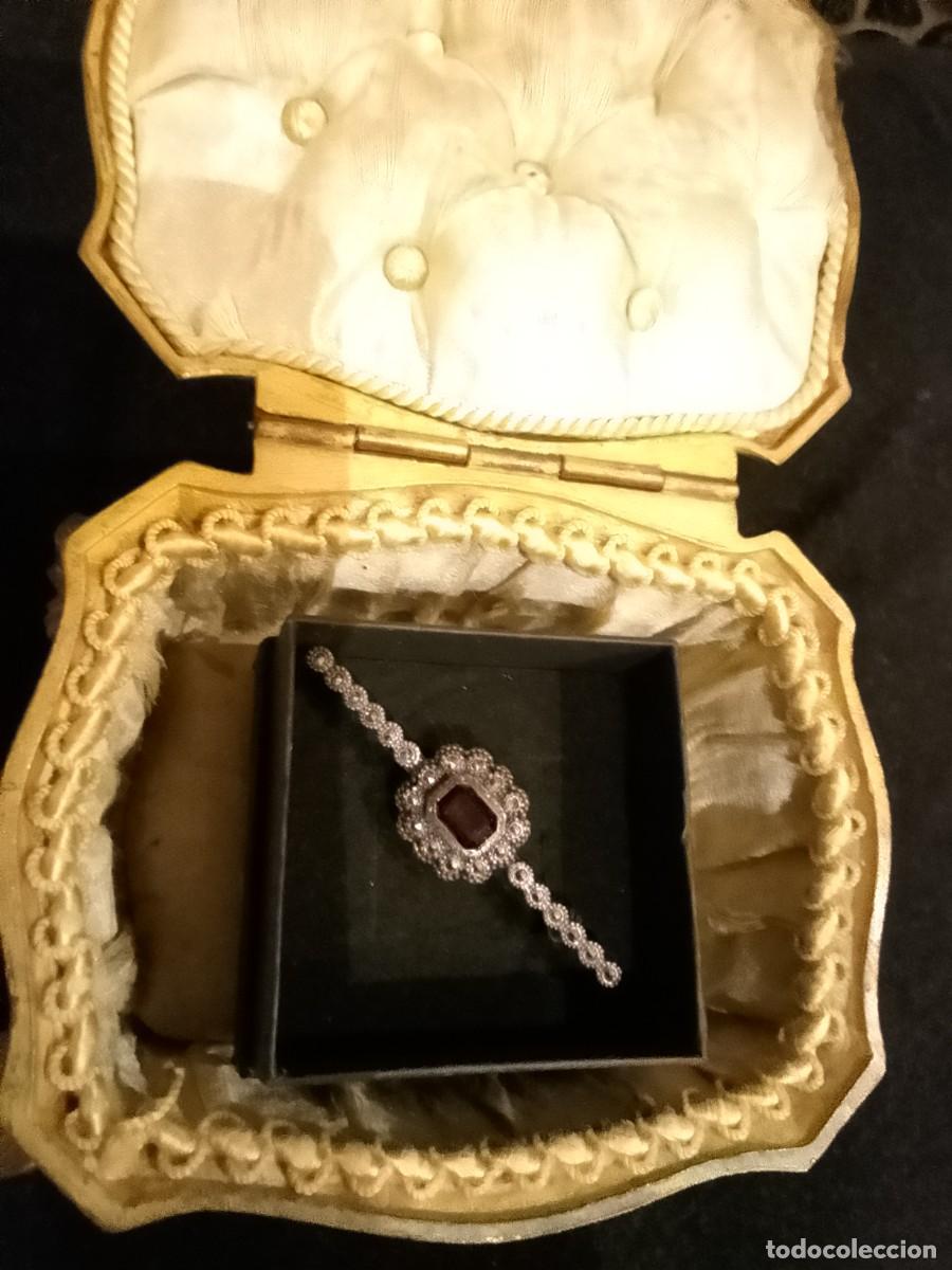 Joyeria: Antiguo Broche de Plata, Oro y Marcasitas - Foto 5