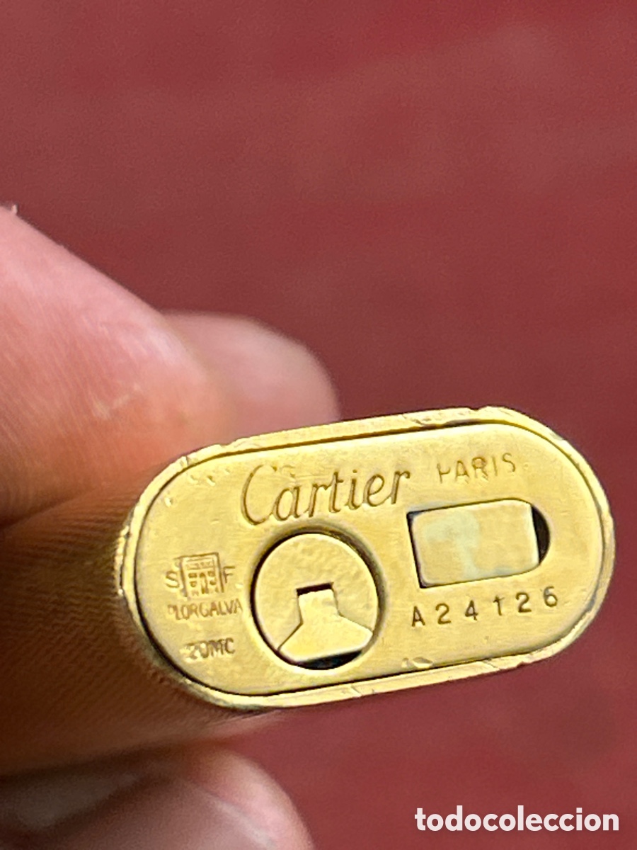 Joyeria: MECHERO CARTIER DE ORO 18K - Foto 5