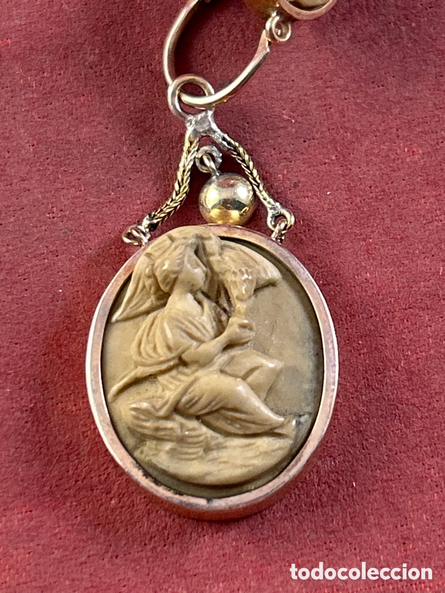 Joyeria: PENDIENTES ANTIGUOS DE ORO CON CAMAFEOS - Foto 3
