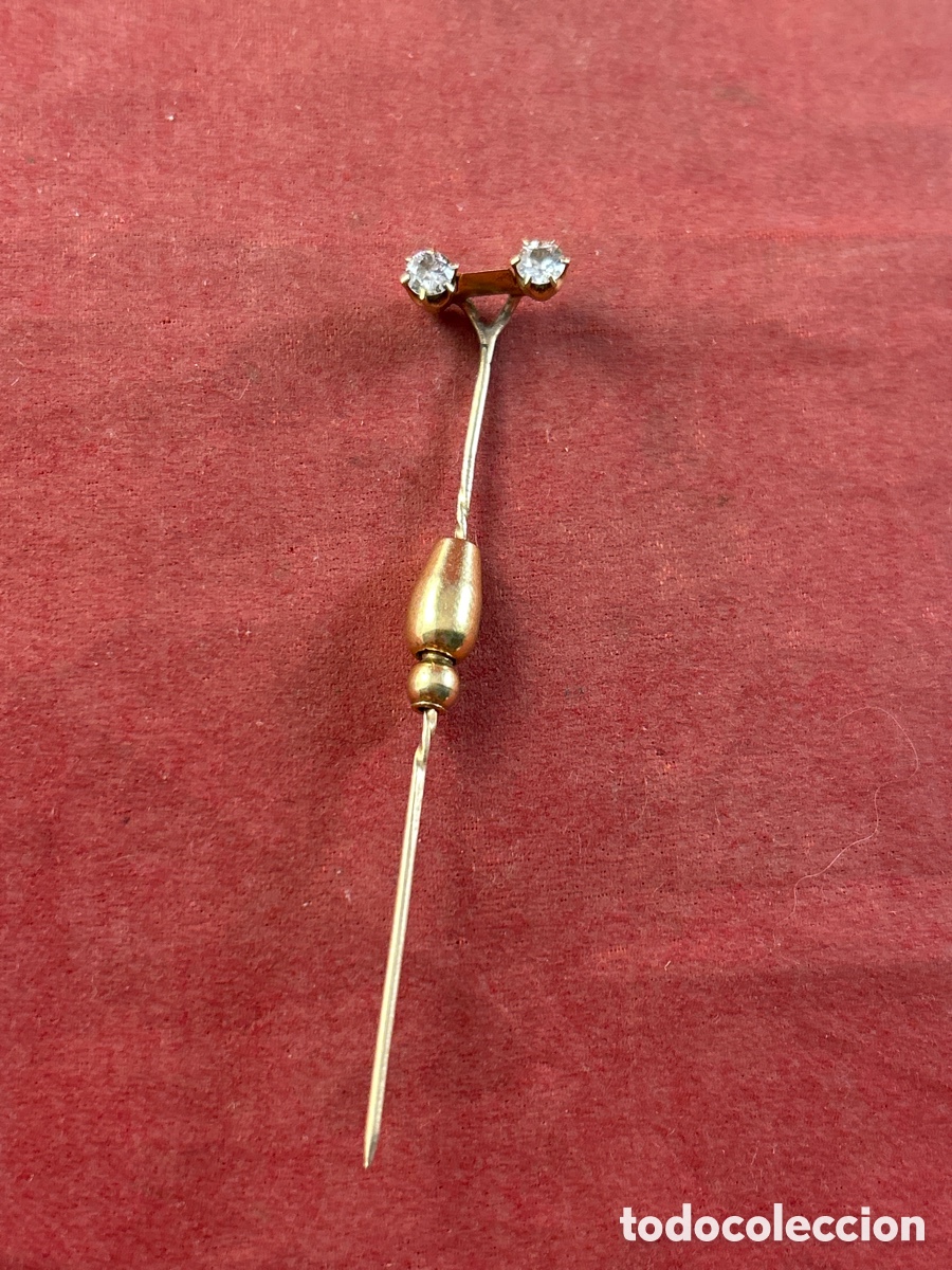 Joyeria: ALFILER DE ORO CON DIAMANTES - Foto 1