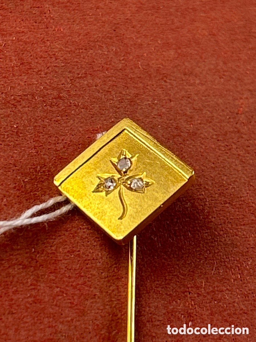 Joyeria: ALFILER DE ORO CON DIAMANTES - Foto 2