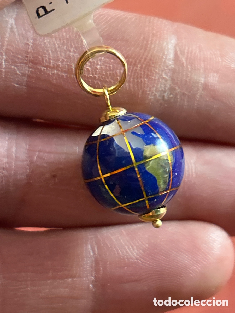 Joyeria: PENDIENTES Y COLGANTE DE ORO Y LAPISL&Aacute;ZULI - Foto 2