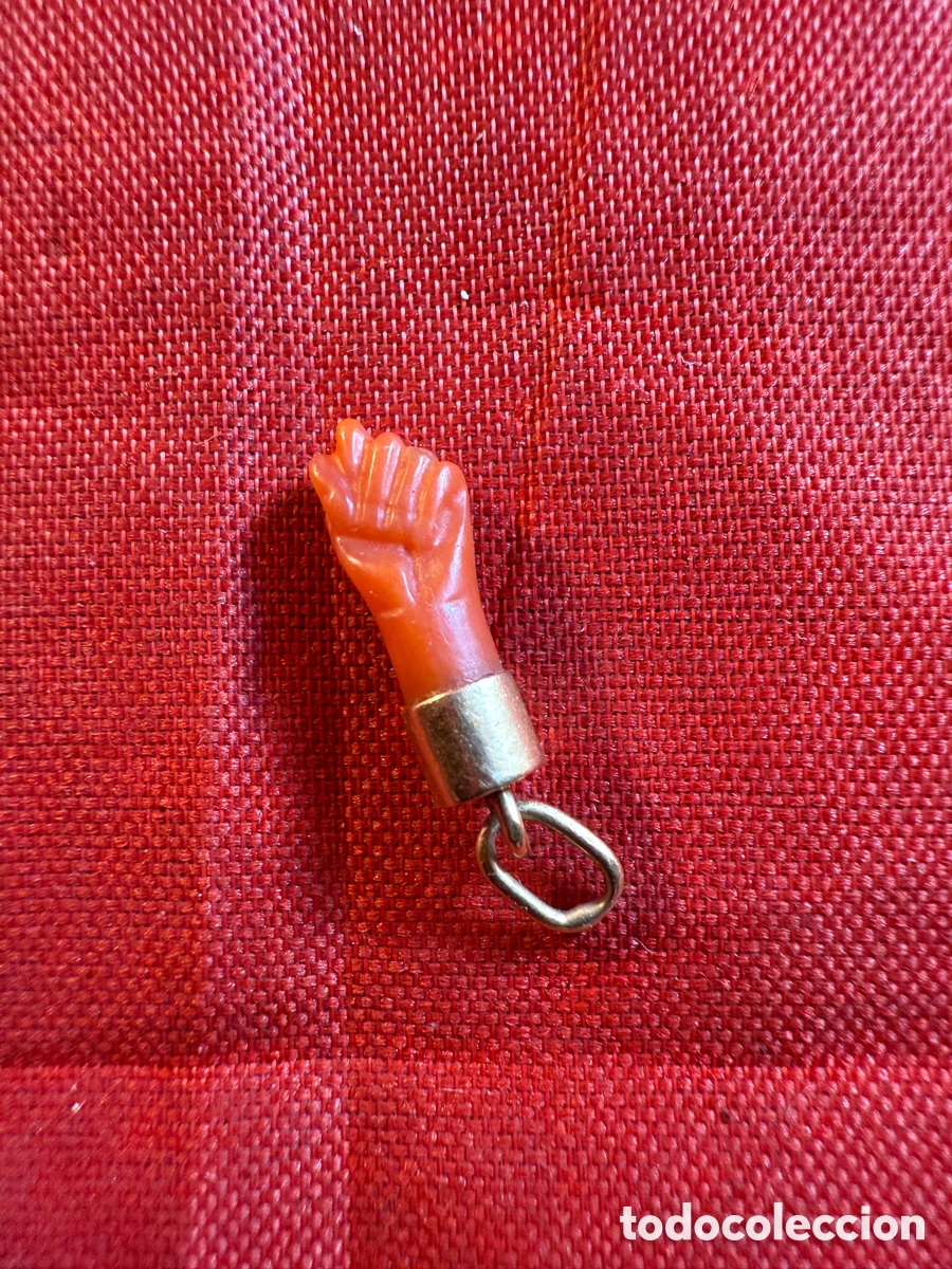 Joyeria: Amuleto FIGA de coral y oro - Foto 1