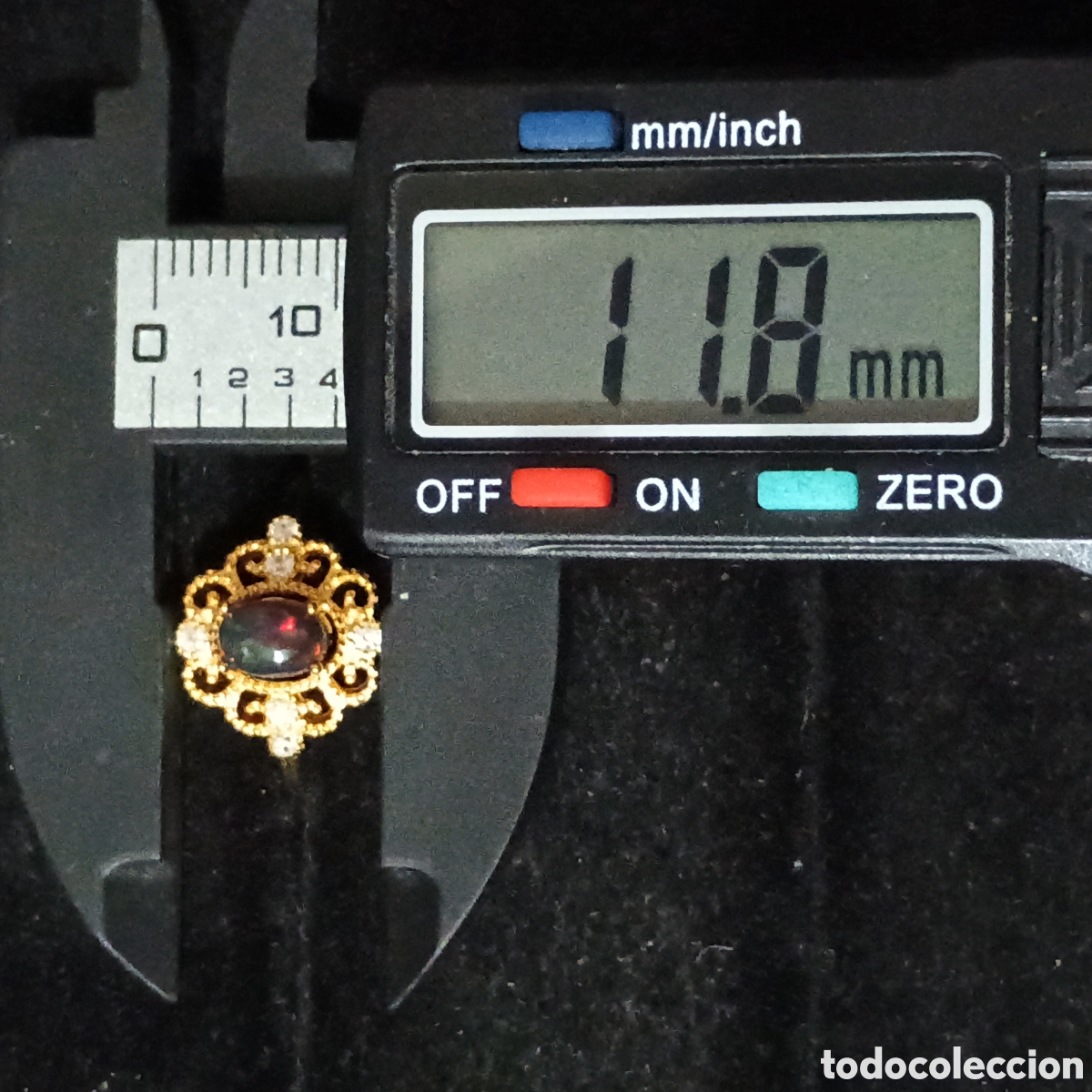 Joyeria: Anillo de &Oacute;palo Plata chapada en oro 18k - Foto 11