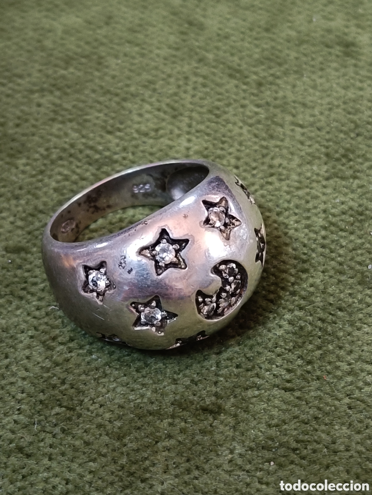 Joyeria: ANTIGUO ANILLO ELABORADO EN PLATA - Foto 2