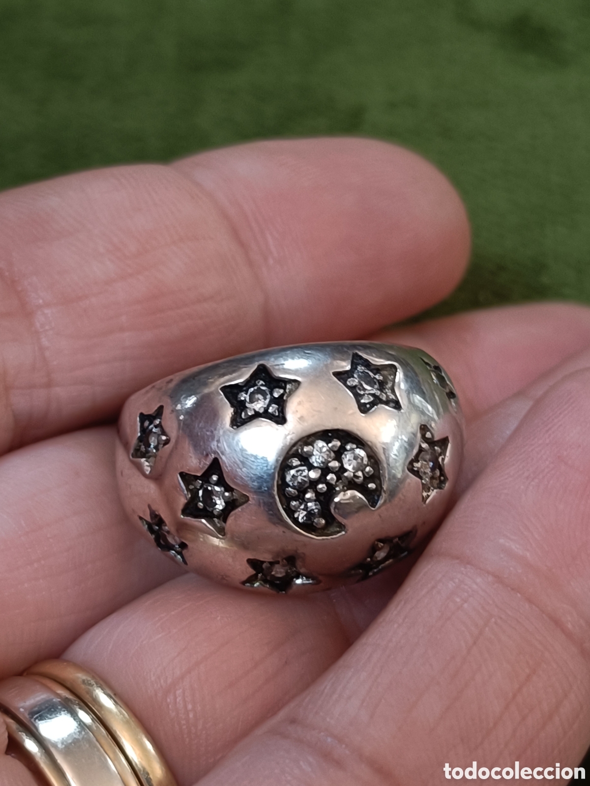 Joyeria: ANTIGUO ANILLO ELABORADO EN PLATA - Foto 3