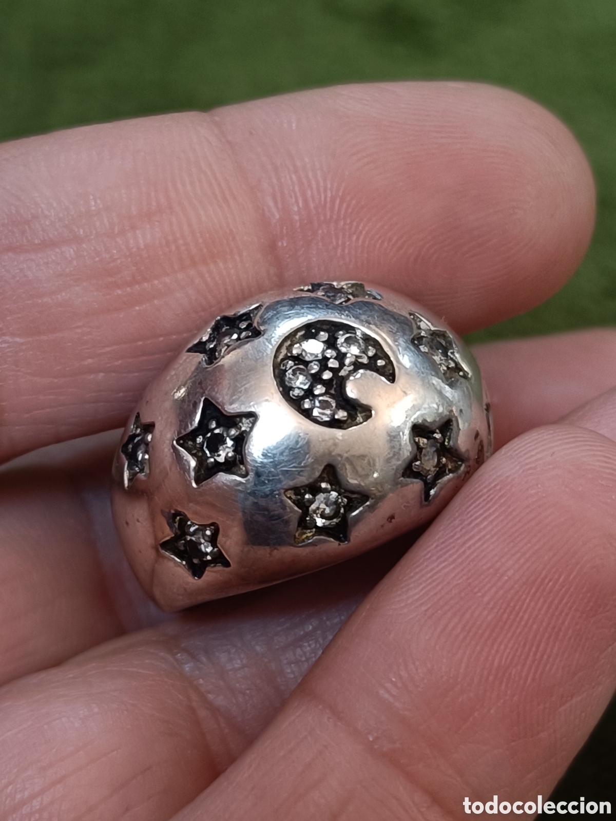Joyeria: ANTIGUO ANILLO ELABORADO EN PLATA - Foto 4