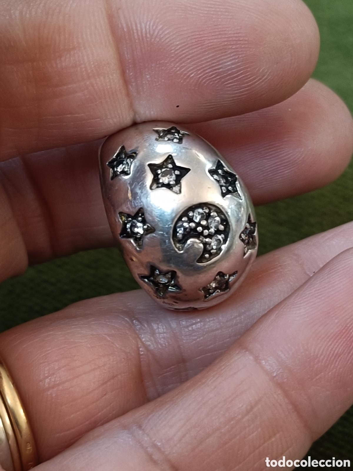 Joyeria: ANTIGUO ANILLO ELABORADO EN PLATA - Foto 7